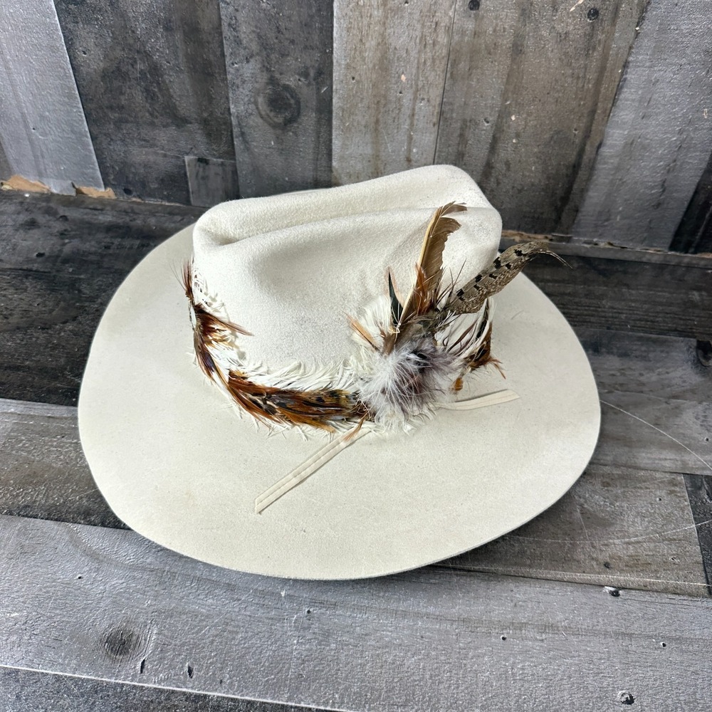 Eddy Bros New Breed xxx‎ Fur felt hat 7 1/4 Light Colored